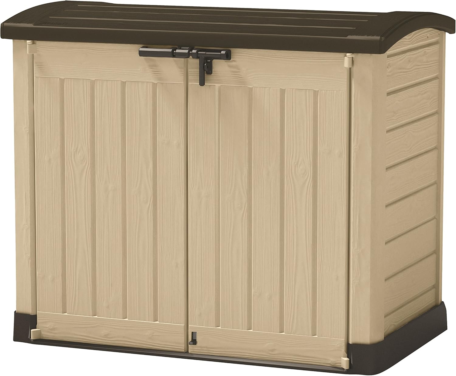 Keter Store It Arc Outdoor Garden Shed, 1200 Litres, Taupe/Beige